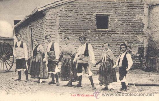 Postales: ZARAGOZA.- LOS DE CALATORAO - Foto 1