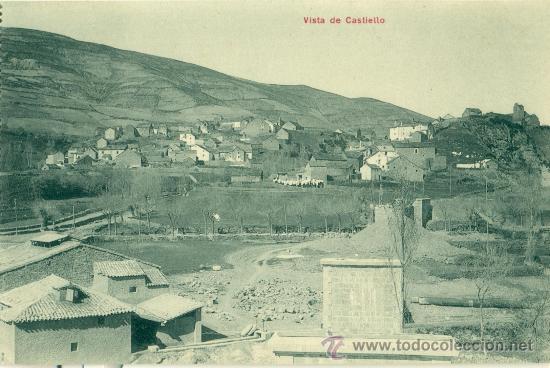 Postales: CASTIELLO DE JACA. VISTA GENERAL. HACIA 1910.