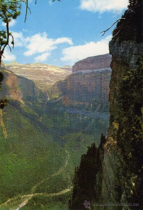 Postales: PARQUE NACIONAL DE ORDESA N&ordm; 17 VISTA DE CATATUERO DESDE LAS PROAS ED. SICILIA NUEVA SIN CIRCULAR