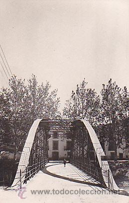 Postales: POSTAL VALDERROBRES PUENTE DE HIERRO - Foto 1