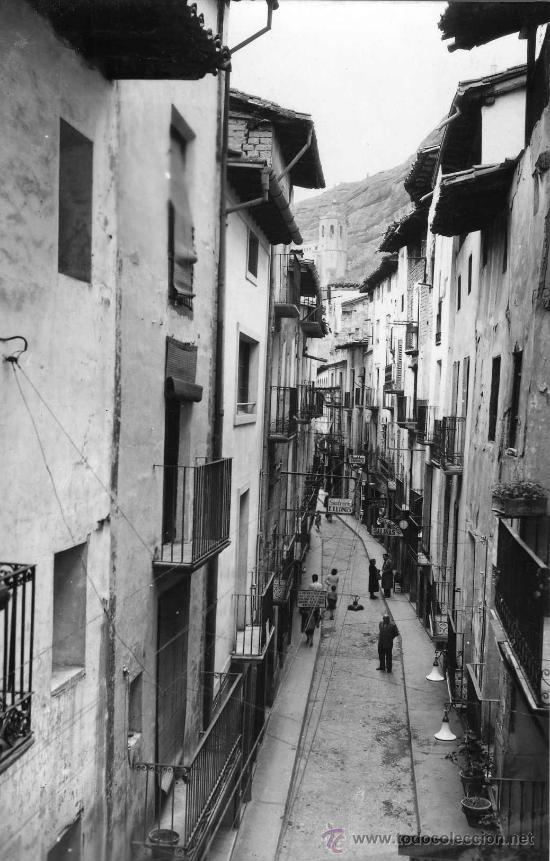 Postales: HUESCA.  GRAUS.- Calle de Mur y Mur (D. Ferm&iacute;n) - Foto 2
