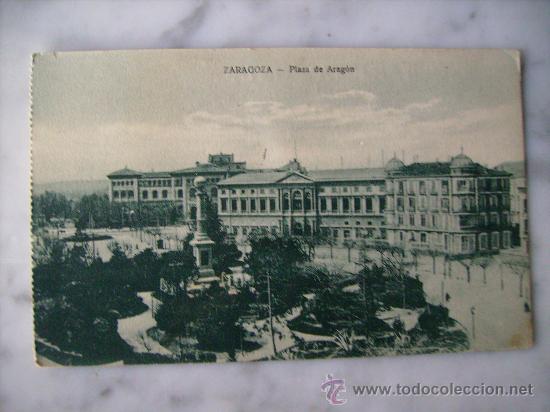 Postales: ZARAGOZA,PLAZA DE ARAGON. - Foto 1
