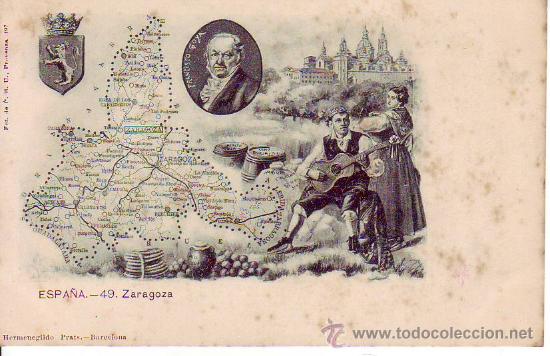Postales: espa&ntilde;a - 49 zaragoza - Foto 1