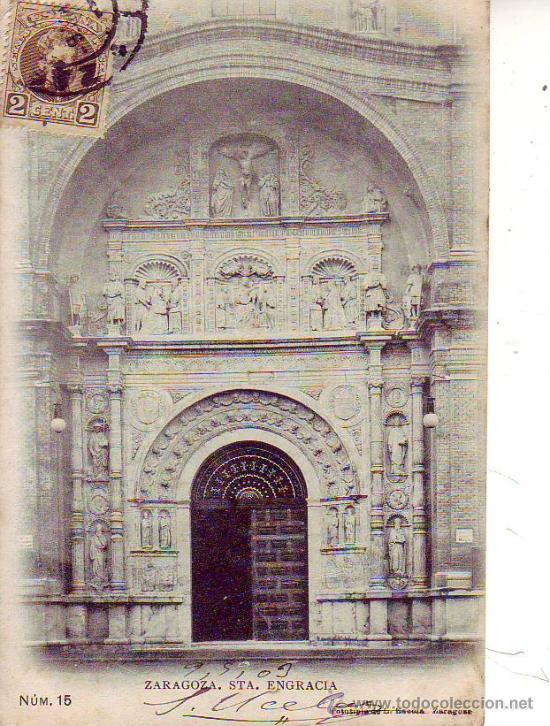 Postales: 15 zaragoza - sta. engracia - Foto 1