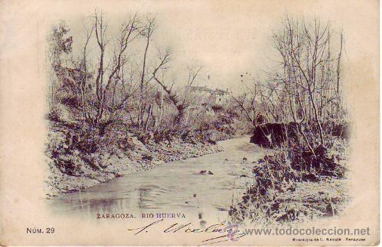 Postales: 29 zaragoza - rio huerva - Foto 1
