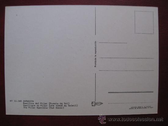 Postales: POSTAL ZARAGOZA - Foto 2