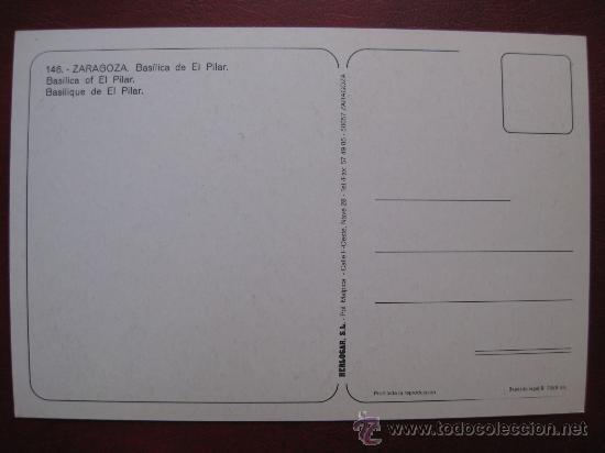 Postales: POSTAL ZARAGOZA - Foto 2