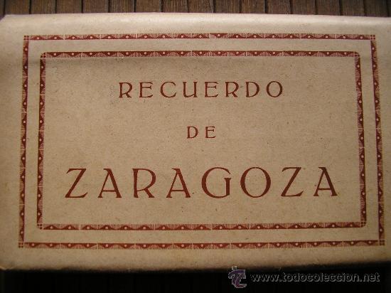 Postales: LIBRO POSTAL 20 RECUERDO DE ZARAGOZA  ED. ARRIBAS - Foto 1