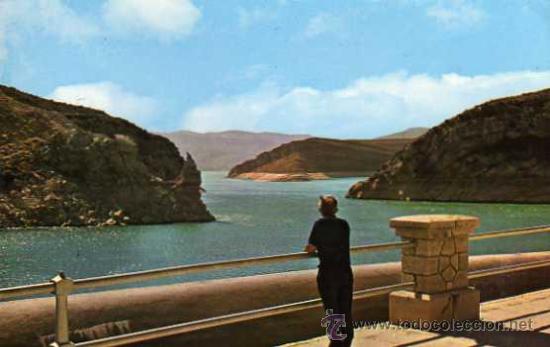 Cartes Postales: OLIETE N&ordm; 1 PANTANO DE CUEVA FORADADA GARC&Iacute;A GARRABELLA ESCRITA CIRCULADA SELLO