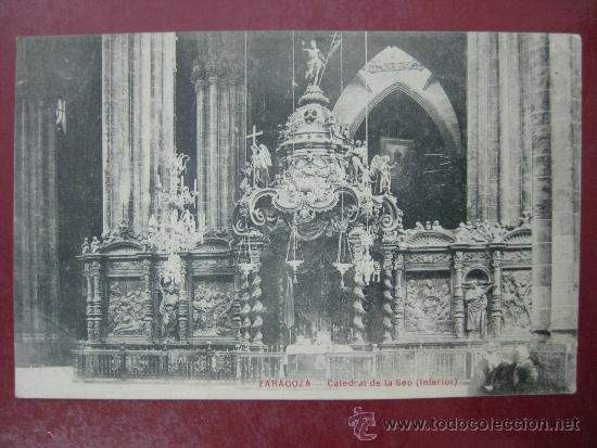 Postales: ZARAGOZA - CATEDRAL DE LA SEO - Foto 1