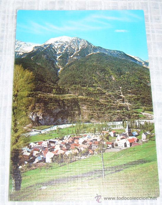 Postais: Plan (Pirineo Aragones) vista general y rio cinqueta