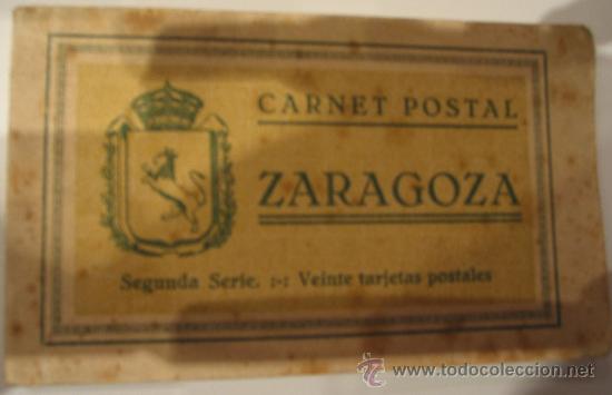 Postales: CARNET POSTAL ZARAGOZA. SEGUNDA SERIE - Foto 1