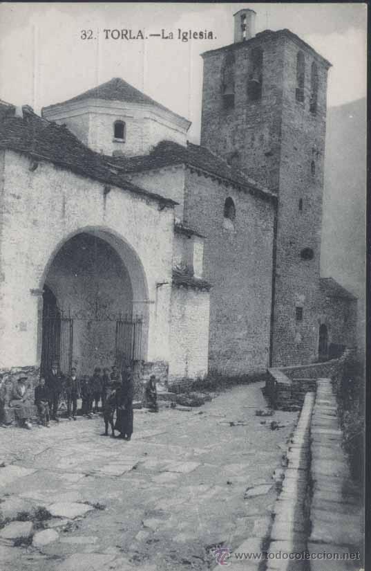 Postales: TORLA (HUESCA).- LA IGLESIA - Foto 1