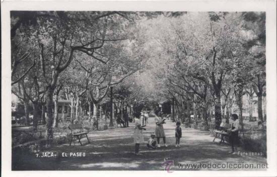Postales: JACA (HUESCA).- EL PASEO - Foto 1