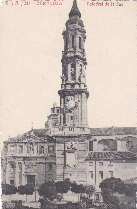 Postales: Catedral de la Seo Zaragoza (sin circular) - Foto 1