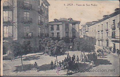 Postales: POSTAL JACA PLAZA DE SAN PEDRO - Foto 1