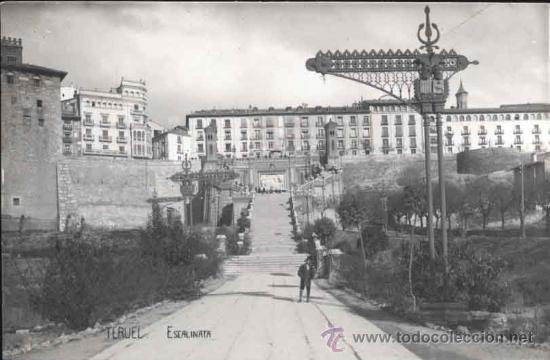 Postales: TERUEL.- ESCALINATA - Foto 1
