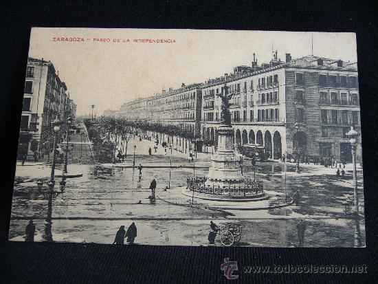Postales: Postal Paseo de la Independencia. Zaragoza. - Foto 1