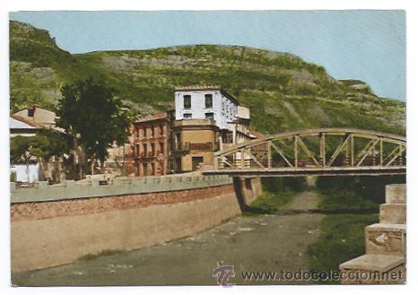 Postcards: ALHAMA DE ARAG&Oacute;N. PUENTE DEL RIO JAL&Oacute;N.