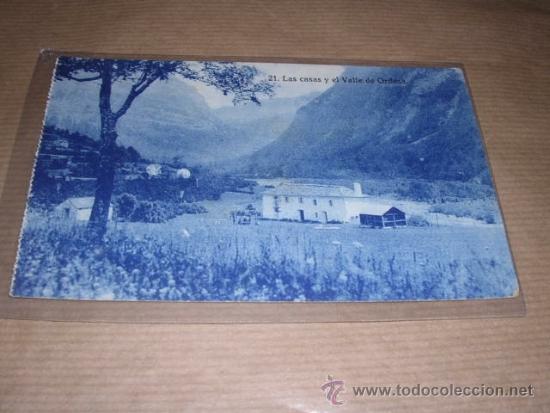 Postales: ORDESA 21 LAS CASAS Y EL VALLE DE ORDESA EDT. SILVERIO PASCUAL 14X9 CM.
