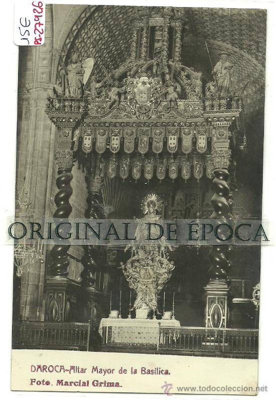 Postais: (PS-27926)POSTAL FOTOGRAFICA DE DAROCA-ALTAR MAYOR DE LA BASILICA