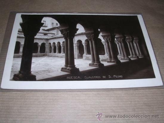 Postales: HUESCA CLAUSTRO DE S. PEDRO 14X9 CM.NECTOR - Foto 1
