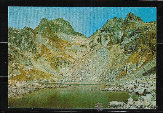 Postales: N&ordm; 36 SALLENT DE GALLEGO. IBON SUPERIOR DE LOS ARRIELES, AL FONDO PICO DE PALLAS