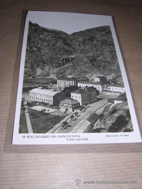 Postales: 10 BALNEARIO DE PANTICOSA VISTA PARCIAL EDC. ARRIBAS 14X9 CM.