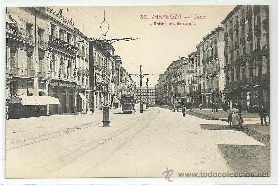 Postales: ZARAGOZA COSO ROISIN 32 - Foto 1