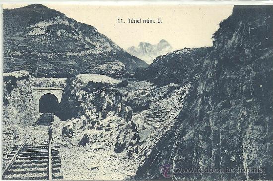 Postales: JACA TUNEL N&ordm; 9 OPERARIOS TRABAJANDO - Foto 1