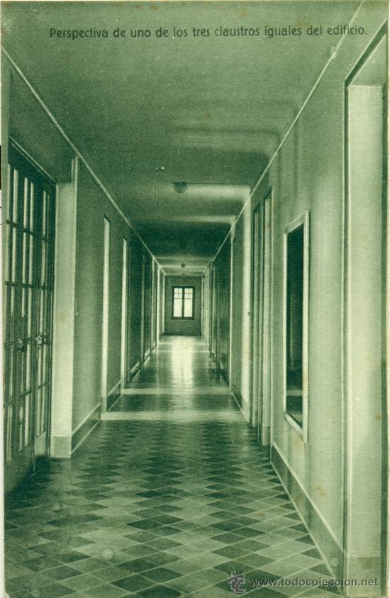 Postales: JACA RESIDENCIA UNIVERSITARIA. UNO DE LOS CLAUSTROS DEL EDIFICIO. HACIA 1925. - Foto 1