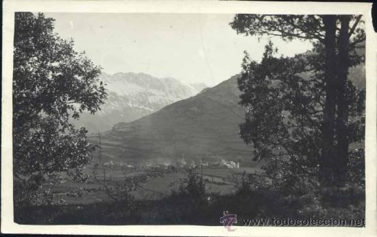 Postales: VALLE DE BENASQUE.- PUEBLO DE CHIA VISTO DESDE LA SARRETA