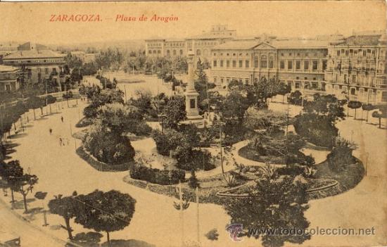 Postales: Zaragoza - Postal Plaza de Arag&oacute;n - Foto 1