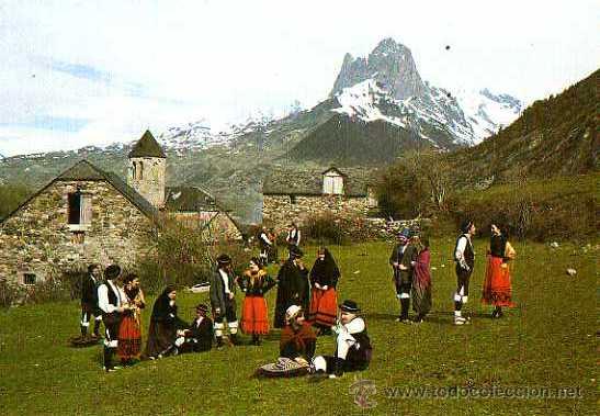 Postales: Valle de Tena. No circulada.