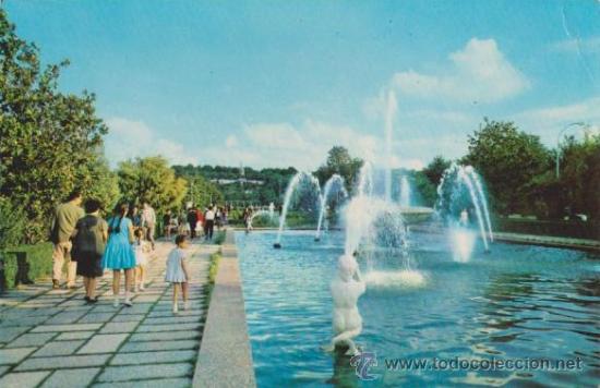 Postales: Zaragoza, Parque General Primo de Rivera -sin circular-. - Foto 1