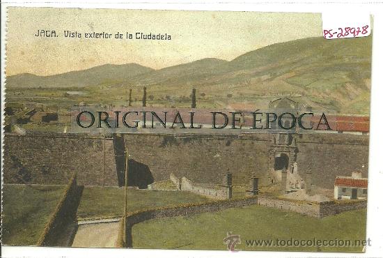 Postales: (PS-28978)POSTAL DE JACA-VISTA EXTERIOR DE LA CIUDADELA