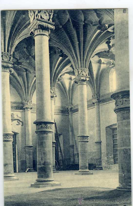 Postales: POSTAL ZARAGOZA INTERIOR DE LA LONJA - Foto 1