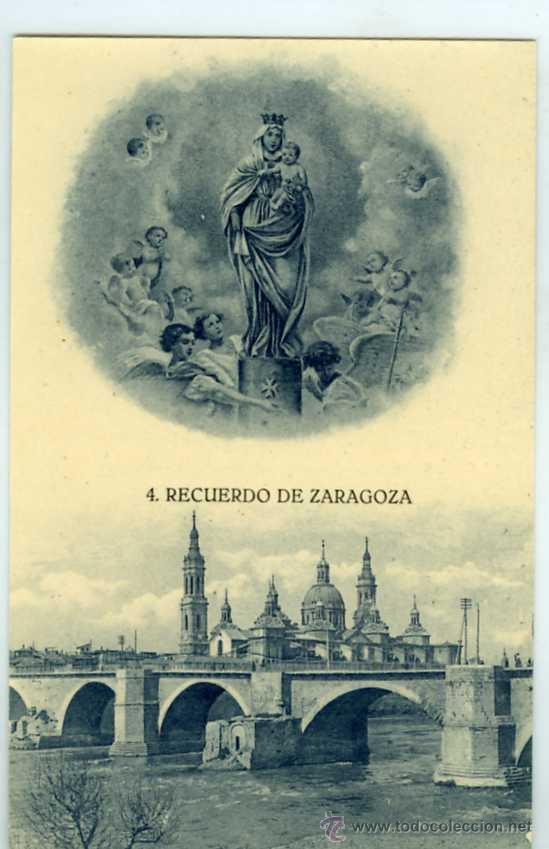 Postales: POSTAL RECUERDO DE ZARAGOZA - Foto 1