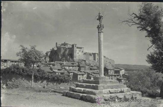 Postales: ALQUEZAR (HUESCA).- CRUZ EN LA ENTRADA DEL PUEBLO