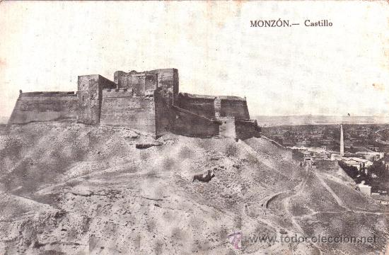 Postales: Postal de Monz&oacute;n (Huesca). Castillo - Foto 1