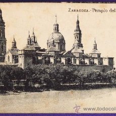Postales: ZARAGOZA - TEMPLO DEL PILAR - SIN Nº - AZULADA - SIN EDITOR - SIN CIRCULAR - AÑOS 20 - X. Lote 33961132