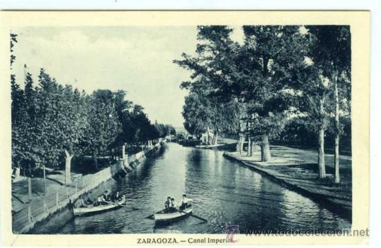 Postales: POSTAL ZARAGOZA CANAL IMPERIAL - Foto 1