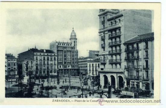 Postales: POSTAL ZARAGOZA PLAZA DE LA CONSTITUCION - Foto 1