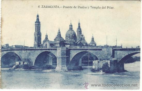 Postales: ZARAGOZA EL PILAR ESCRITA - Foto 1