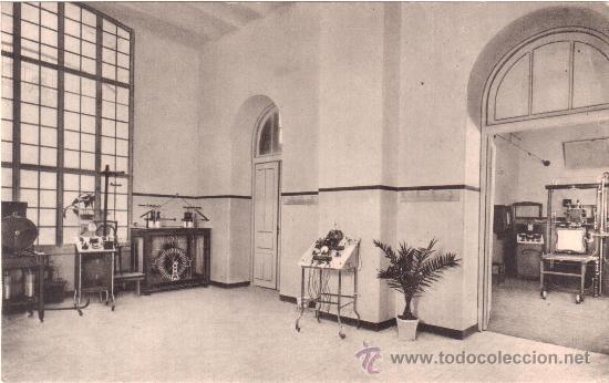 Postkarten: Universidad de Zaragoza. Facultad de Medicina. Electrorradiolog&iacute;a (1934). Fot. Jal&oacute;n &Aacute;ngel