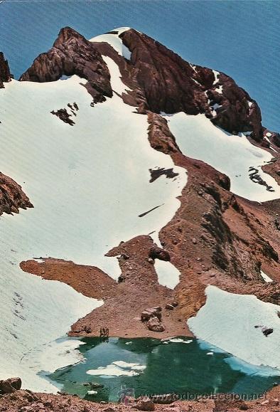 Postales: ordesa - monte perdido, glaciar y lago helado - n&ordm; 39 - ed. sicilia - sin circular - a&ntilde;o 1964 - x