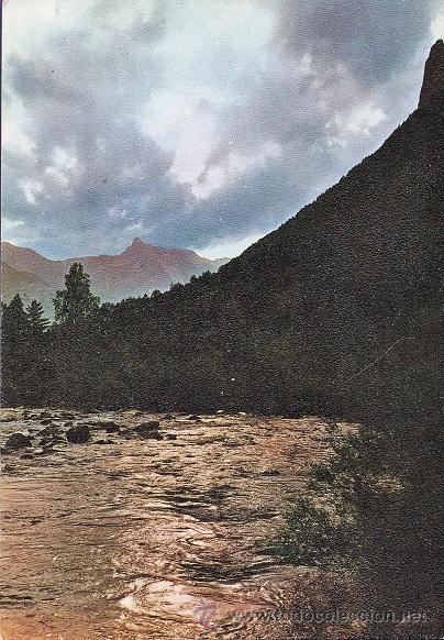 Postales: ordesa - rio arazas, pico de tendenera y tozal - n&ordm; 77 - ed. sicilia - sin circular- a&ntilde;o 1973 - x