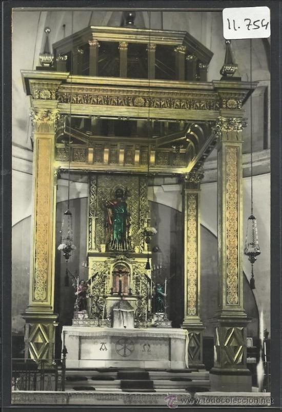 Postcards: BUJARALOZ - 2 - ALTAR DEL APOSTOL SANTIAGO - ED. MONTA&Ntilde;ES - (11.754)