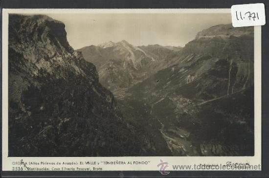 Postales: ORDESA - 3536 - EL VALLE Y TENDE&Ntilde;ERA AL FONDO - FOT ZERKOWITZ - (11.771)
