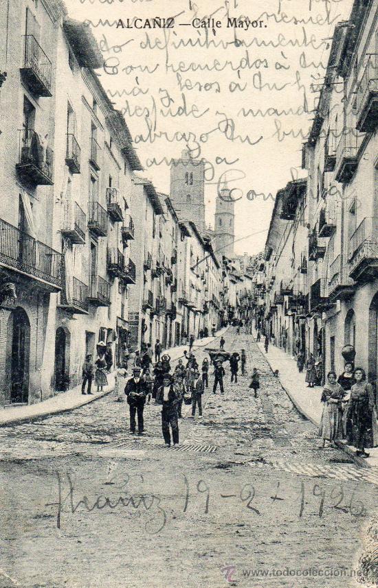 Postales: Alca&ntilde;iz. Calle Mayor - Foto 1